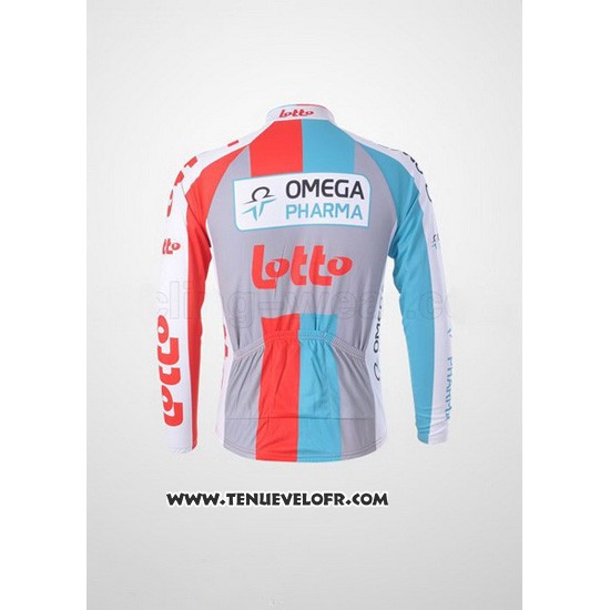 2011 Maillot Ciclismo Omega Pharma Lotto Beige Manches Longues et Cuissard